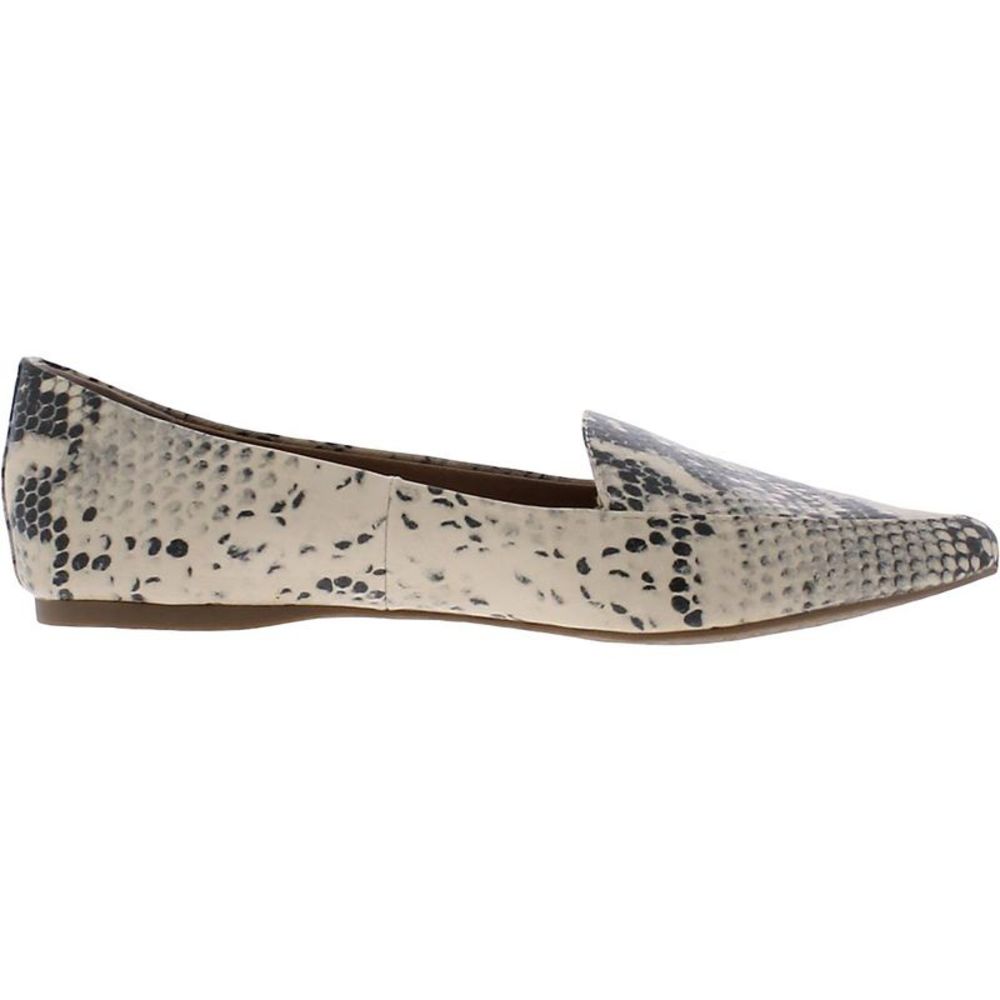 Steve Madden Womens Focus Beige Faux Leather Fashion Loafers Flats NWT - Picture 4 of 5